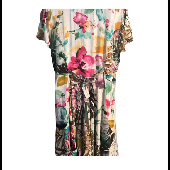 NWT.  Floral patchwork printed dress.   CL/GR03.  01 - Picture 3 of 3